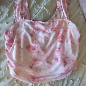 Pink rose shein top size L